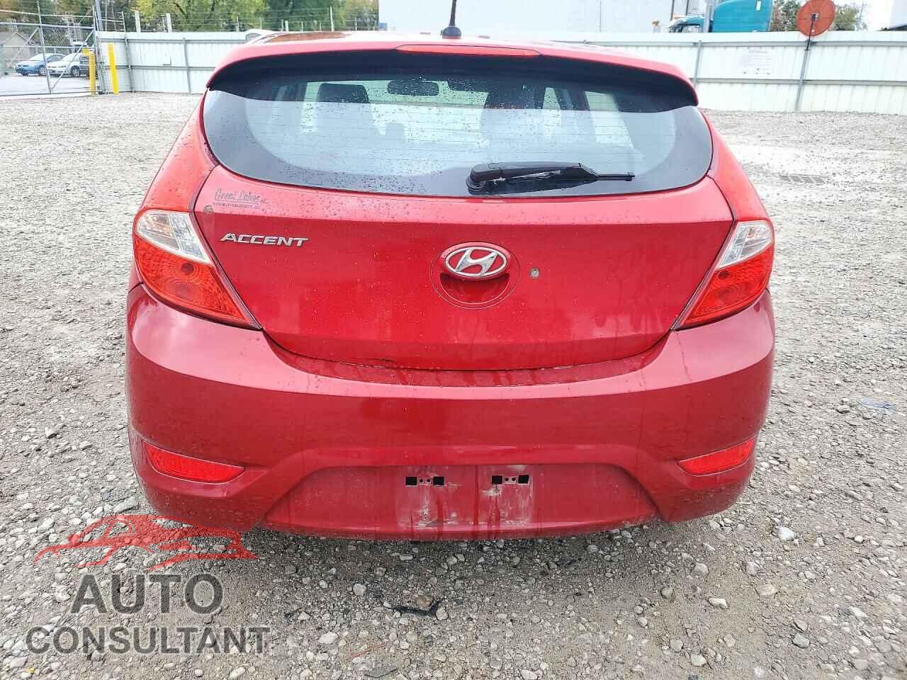 HYUNDAI ACCENT 2013 - KMHCU5AE9DU109687