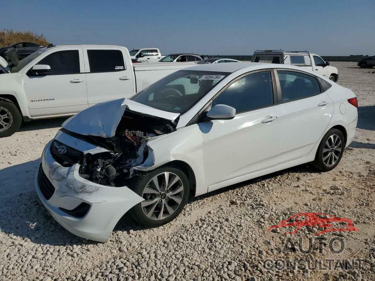 HYUNDAI ACCENT 2017 - KMHCT4AE6HU351548