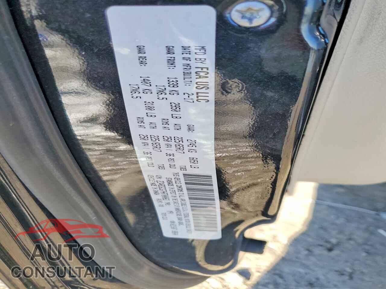 DODGE CARAVAN 2017 - 2C4RDGCG7HR700063