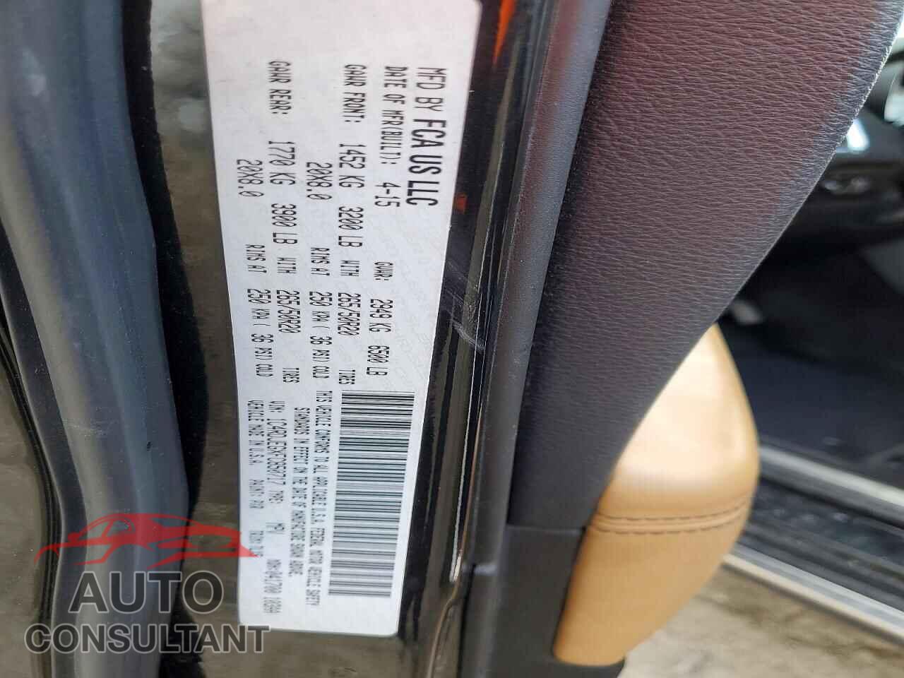 DODGE DURANGO 2015 - 1C4RDJEGXFC850717