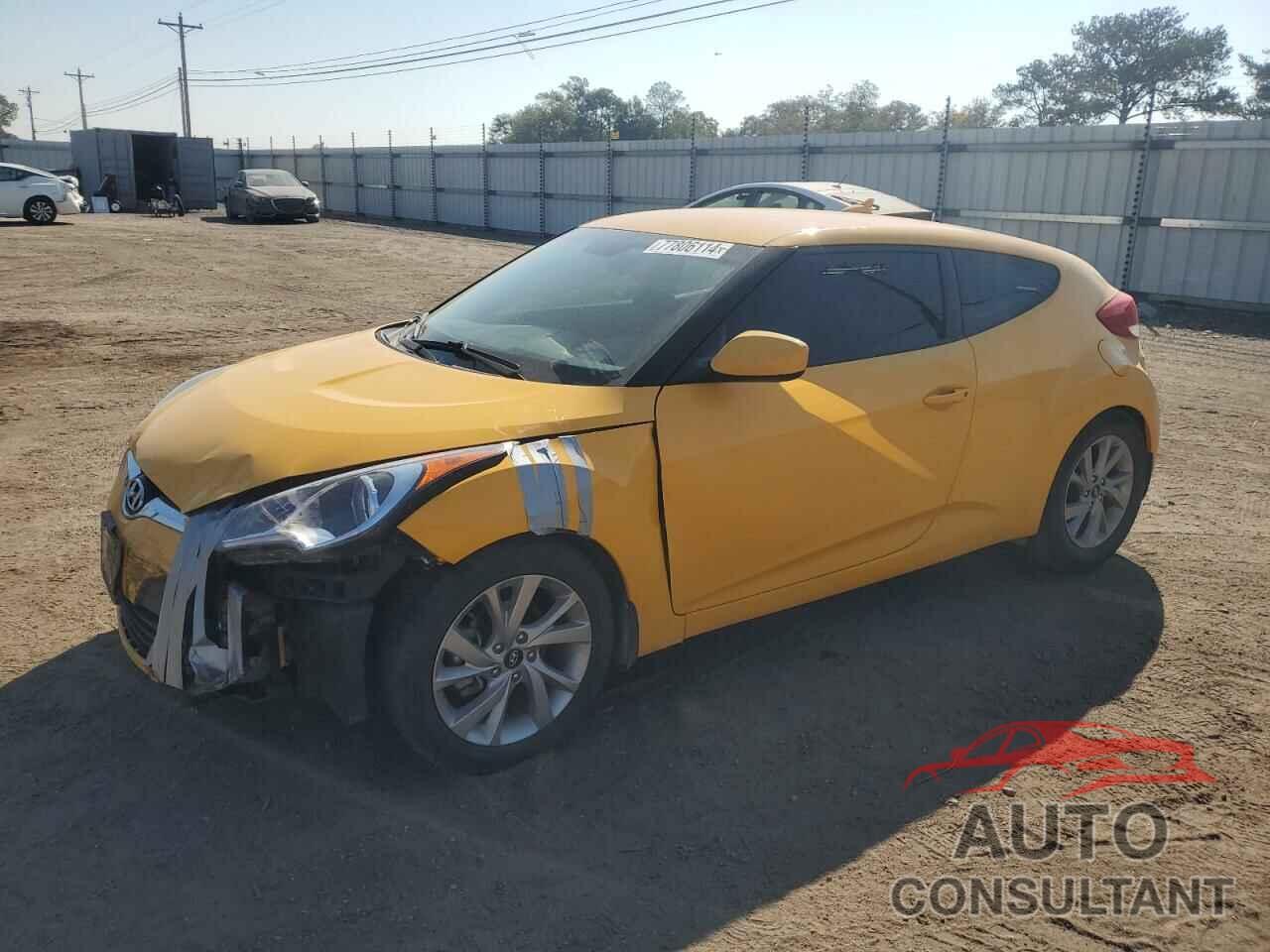 HYUNDAI VELOSTER 2016 - KMHTC6AD2GU295951