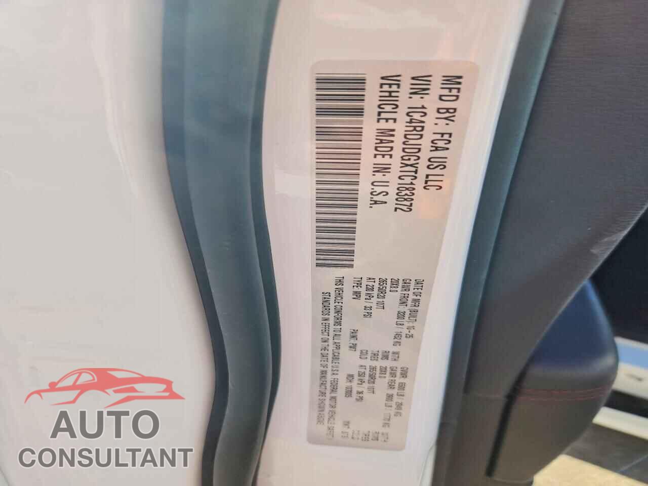 DODGE DURANGO 2026 - 1C4RDJDGXTC183872