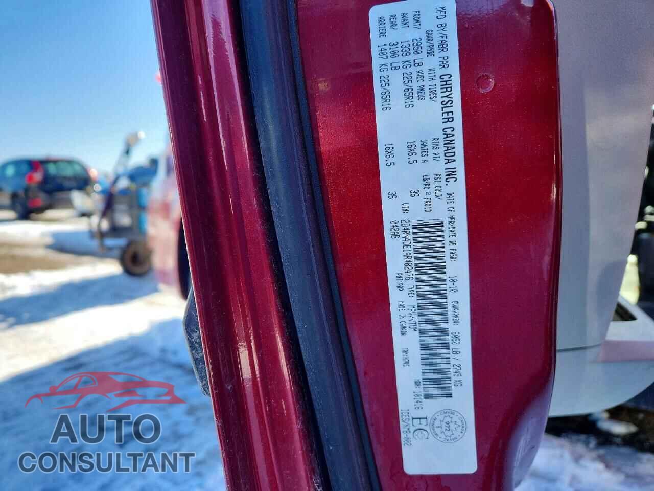 DODGE CARAVAN 2010 - 2D4RN4DE1AR482476