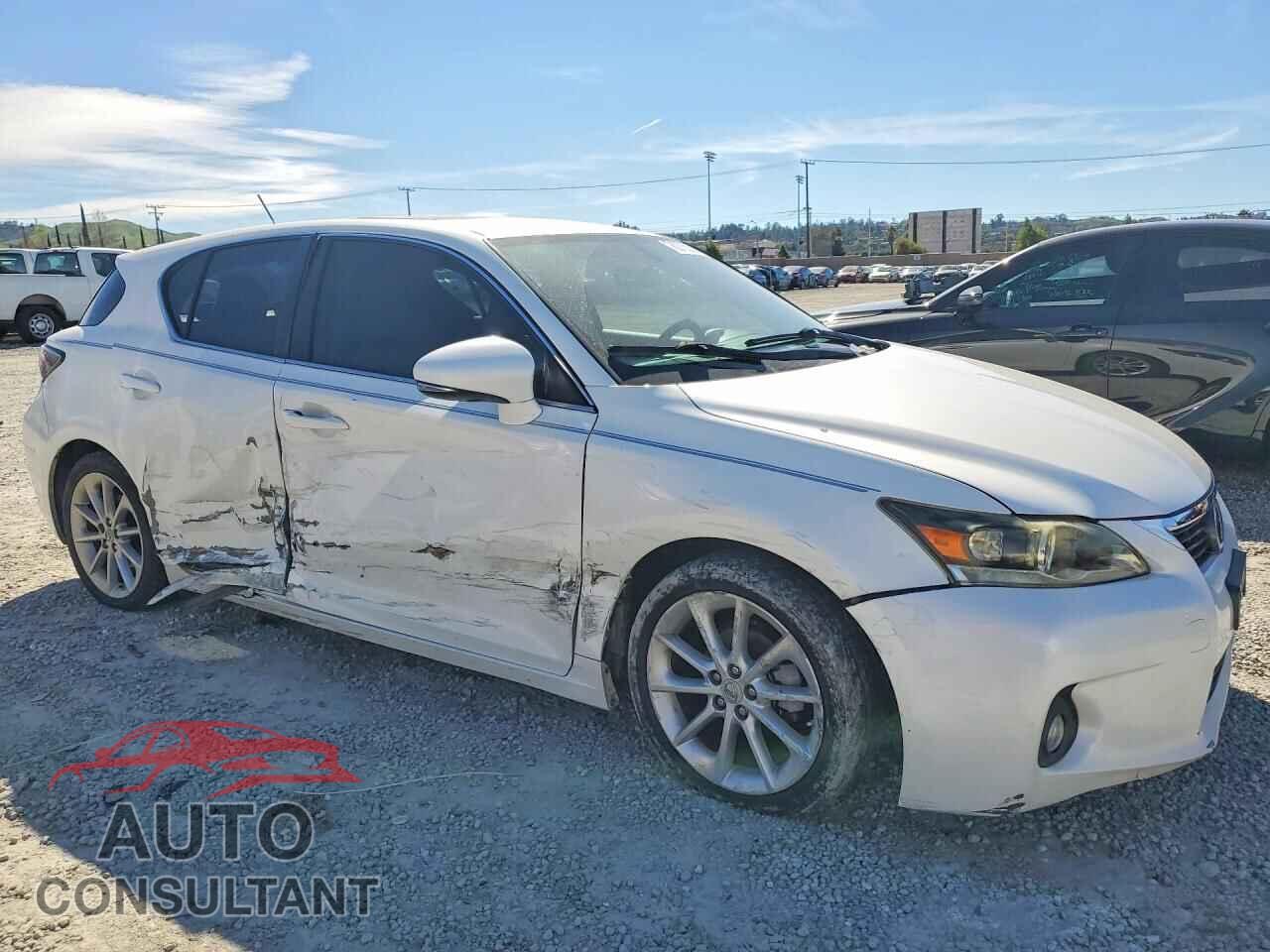 LEXUS CT 200 2012 - JTHKD5BH2C2054002
