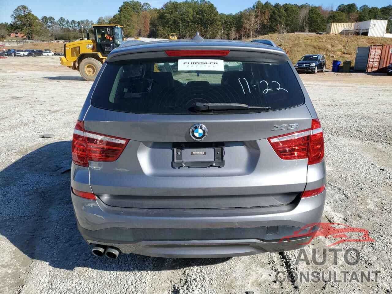 BMW X3 2017 - 5UXWX9C59H0D96928