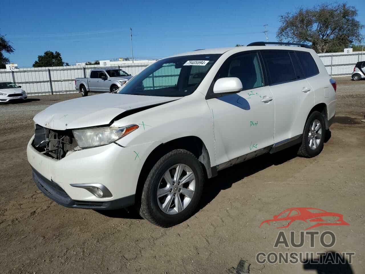 TOYOTA HIGHLANDER 2013 - 5TDZK3EH9DS140195