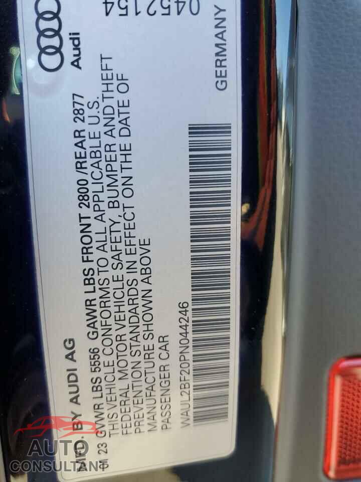 AUDI A6 2023 - WAUL2BF20PN044246