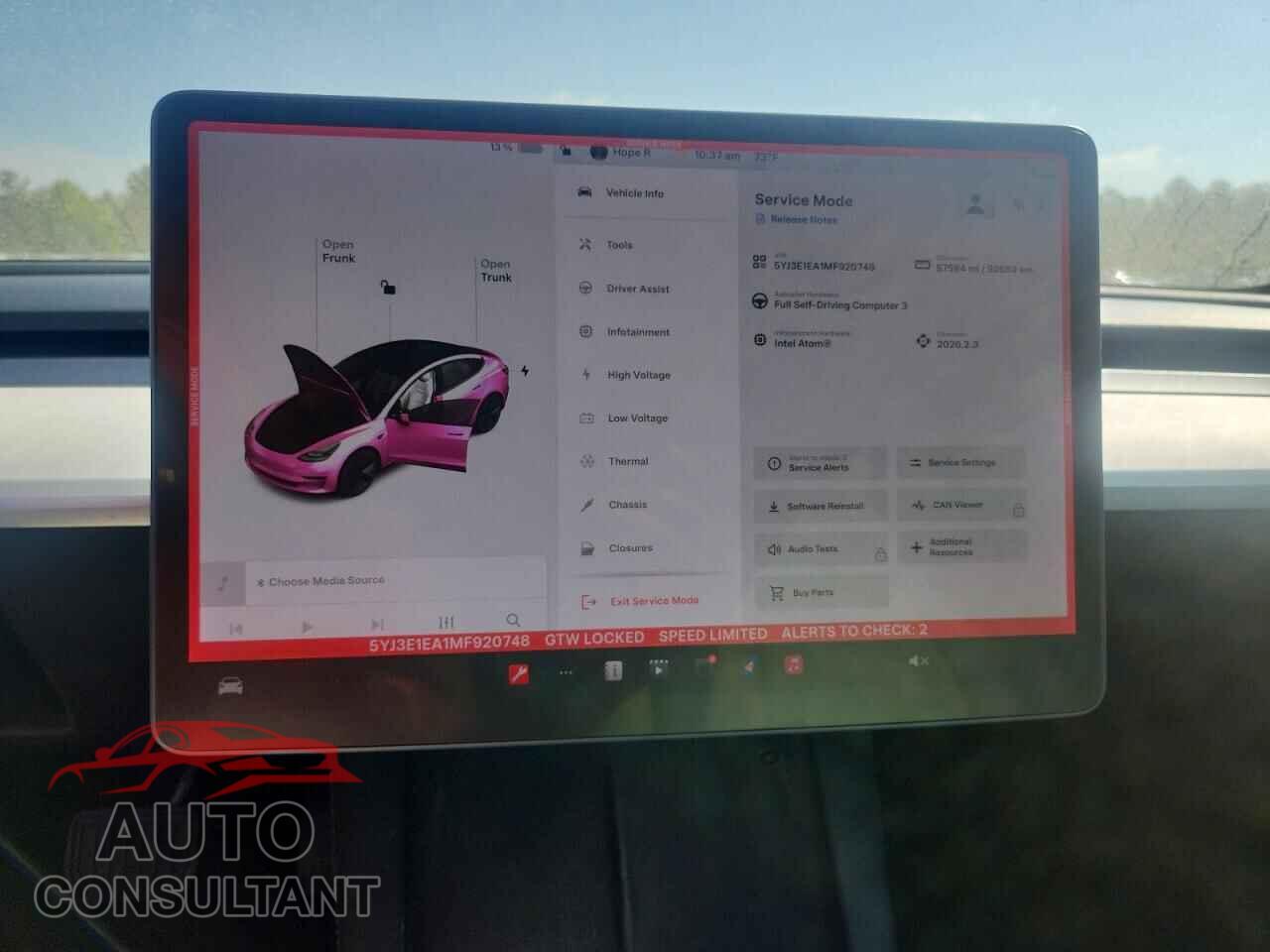 TESLA MODEL 3 2021 - 5YJ3E1EA1MF920748