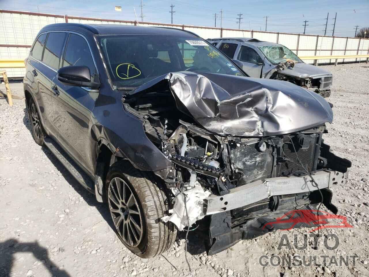 TOYOTA HIGHLANDER 2017 - 5TDJZRFH6HS443192