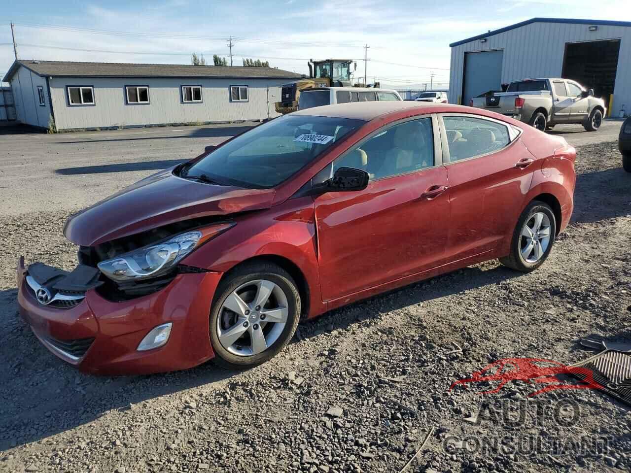 HYUNDAI ELANTRA 2013 - KMHDH4AE2DU521677