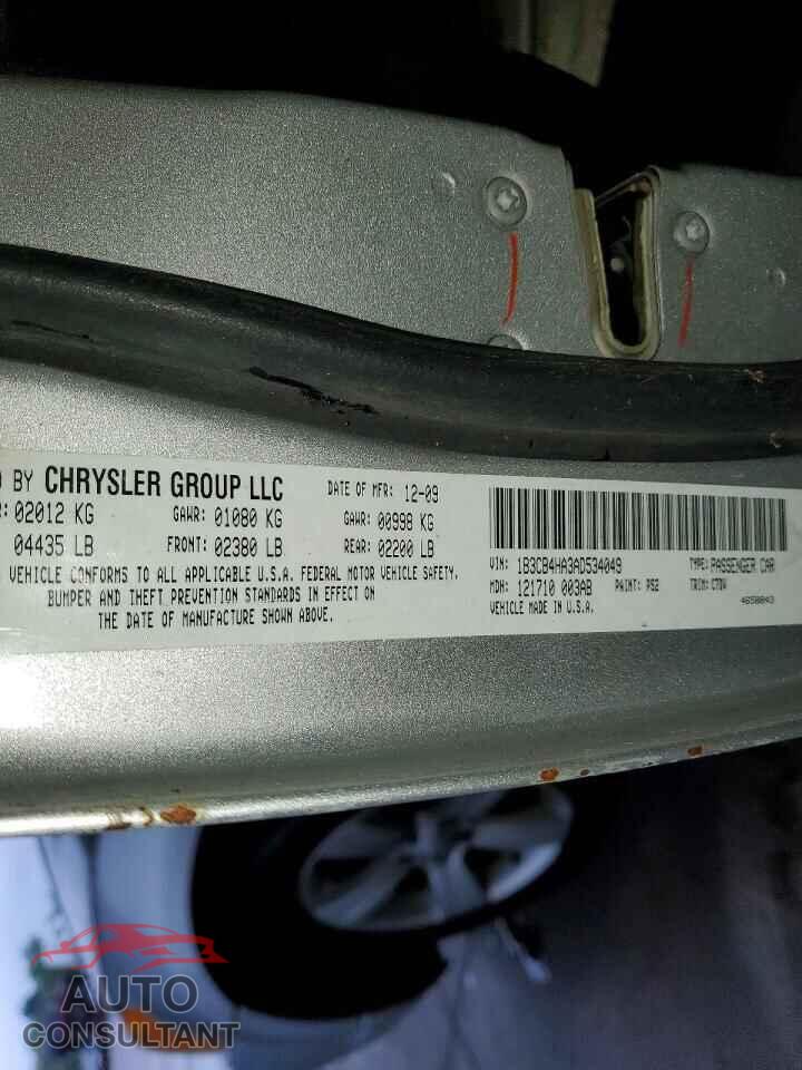 DODGE CALIBER 2010 - 1B3CB4HA3AD534049