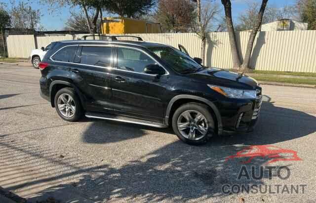TOYOTA HIGHLANDER 2018 - 5TDDZRFH2JS840594