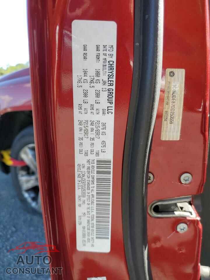 JEEP COMPASS 2013 - 1C4NJDEB7DD253559