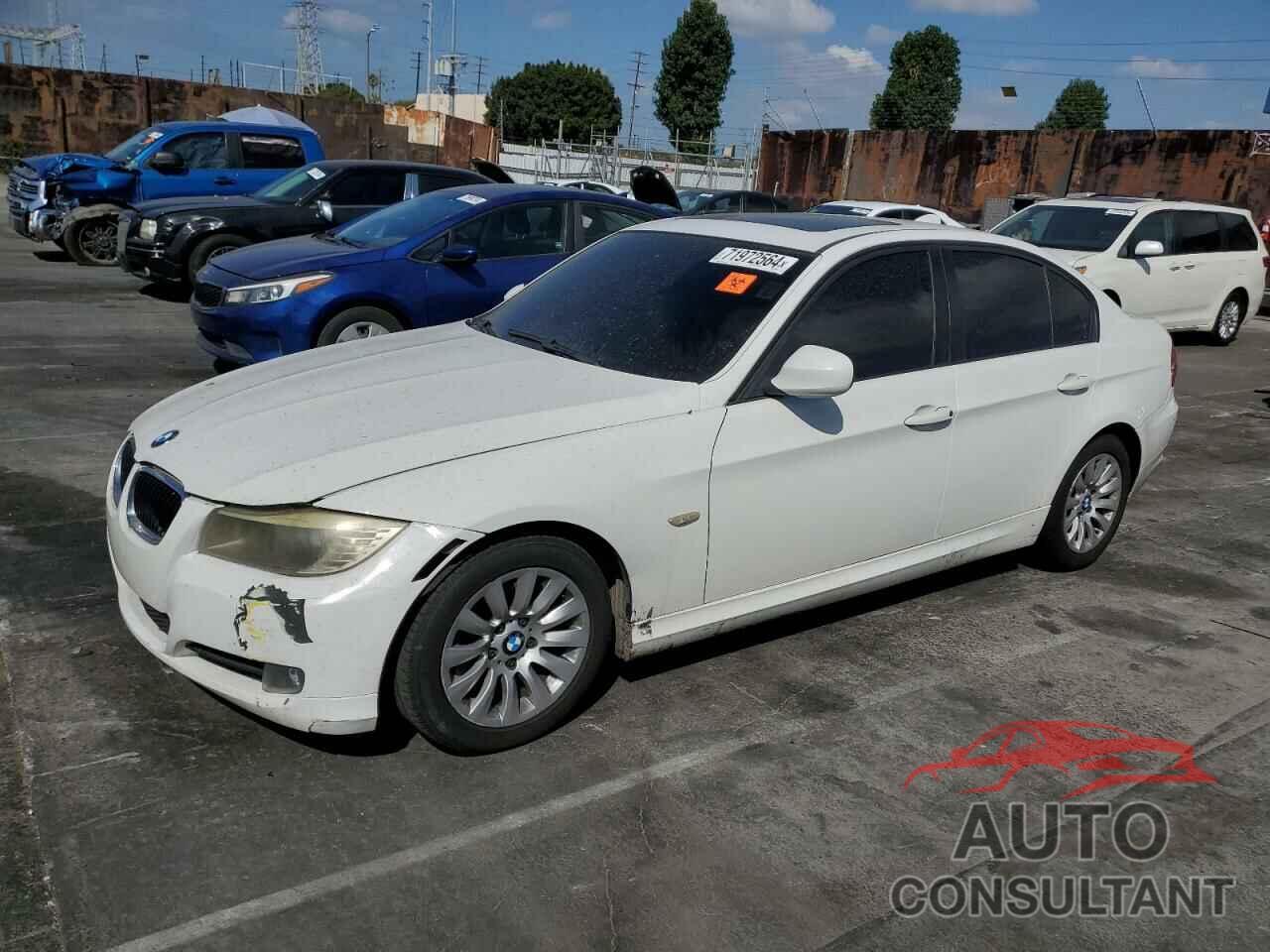 BMW 3 SERIES 2009 - WBAPH57509NL78936