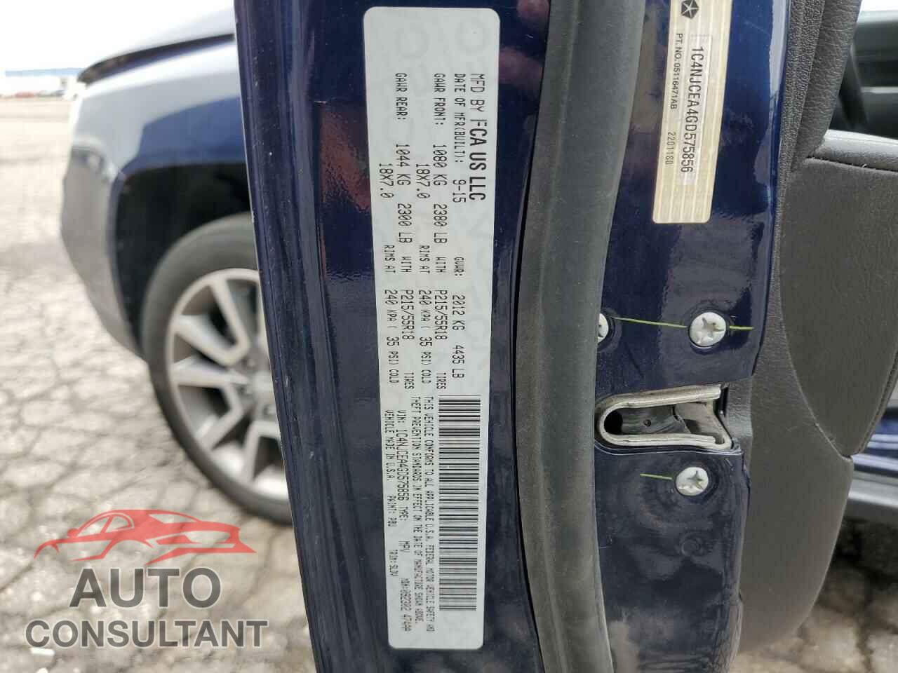 JEEP COMPASS 2016 - 1C4NJCEA4GD575856