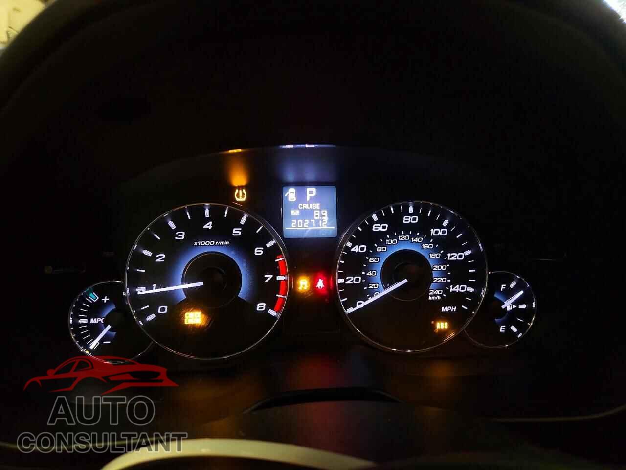 SUBARU OUTBACK 2012 - 4S4BRCCC6C3280527