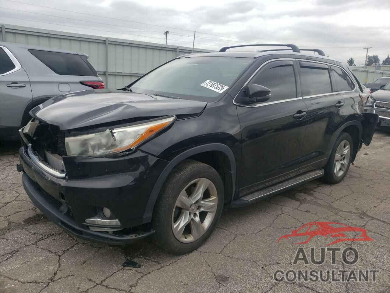 TOYOTA HIGHLANDER 2015 - 5TDYKRFH4FS044376