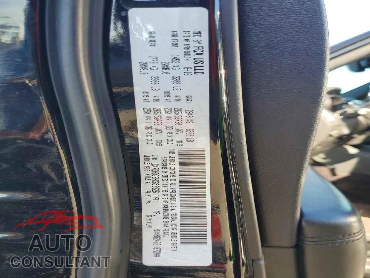 DODGE DURANGO 2017 - 1C4RDHDG9HC650926