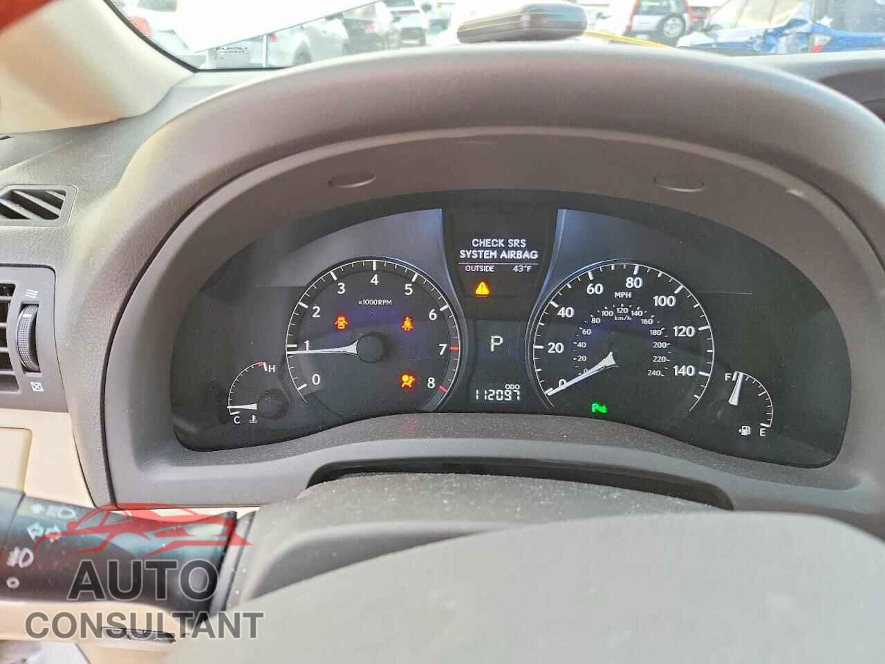 LEXUS RX350 2012 - 2T2ZK1BA3CC067243