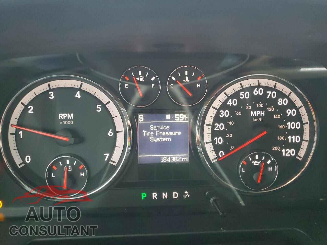 DODGE RAM 1500 2012 - 1C6RD7LT3CS231307