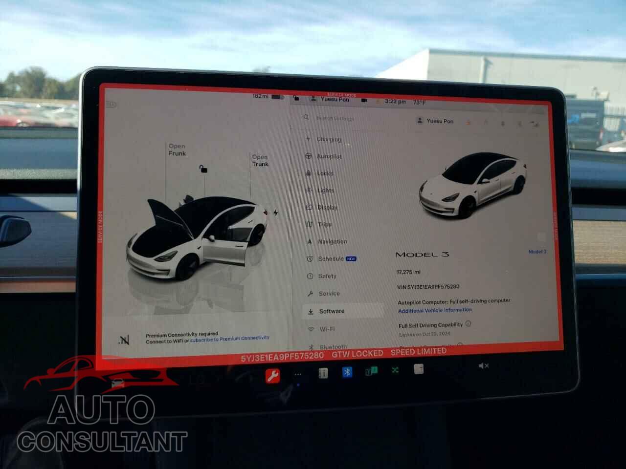 TESLA MODEL 3 2023 - 5YJ3E1EA9PF575280