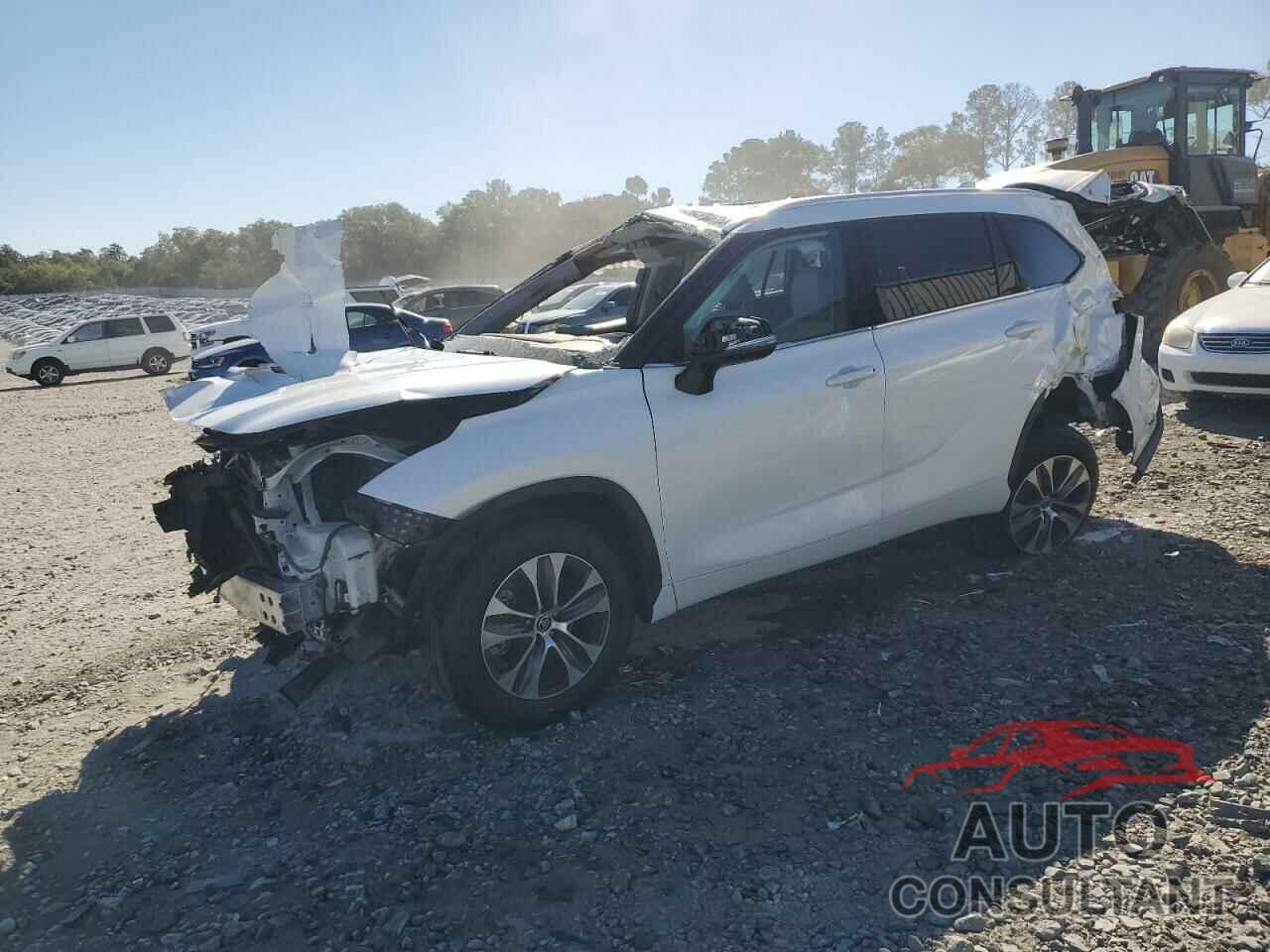 TOYOTA HIGHLANDER 2021 - 5TDGZRAH3MS079549