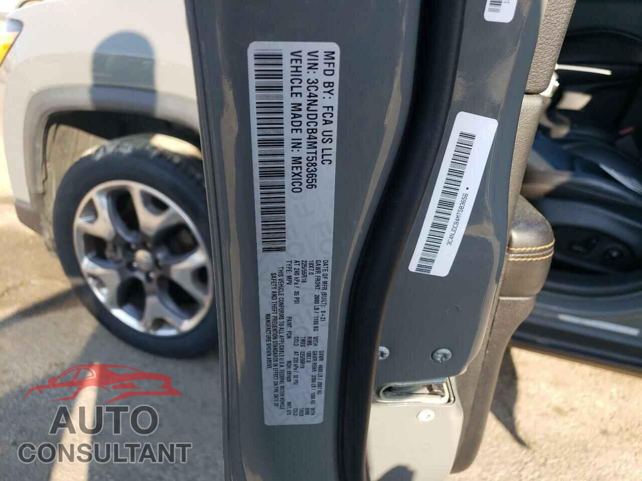 JEEP COMPASS 2021 - 3C4NJDCB4MT583656