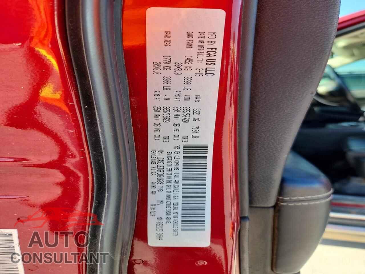 DODGE DURANGO 2015 - 1C4SDJET6FC801609