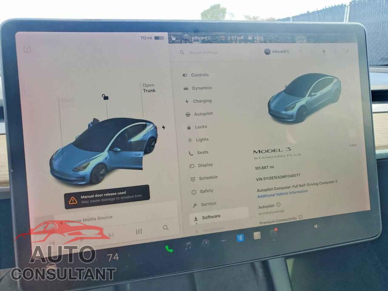 TESLA MODEL 3 2021 - 5YJ3E1EA2MF048077