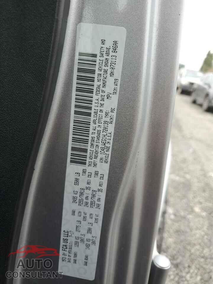 JEEP WRANGLER 2017 - 1C4BJWEG1HL720139