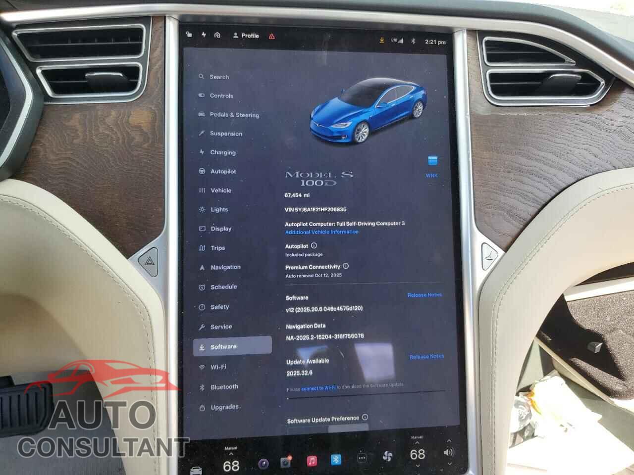 TESLA MODEL S 2017 - 5YJSA1E21HF206835