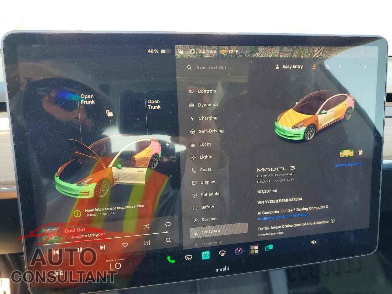 TESLA MODEL 3 2021 - 5YJ3E1EB5MF937884