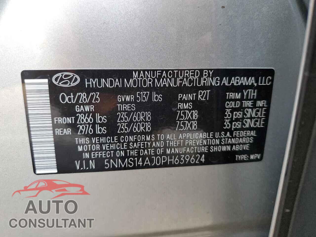 HYUNDAI SANTA FE 2023 - 5NMS14AJ0PH639624
