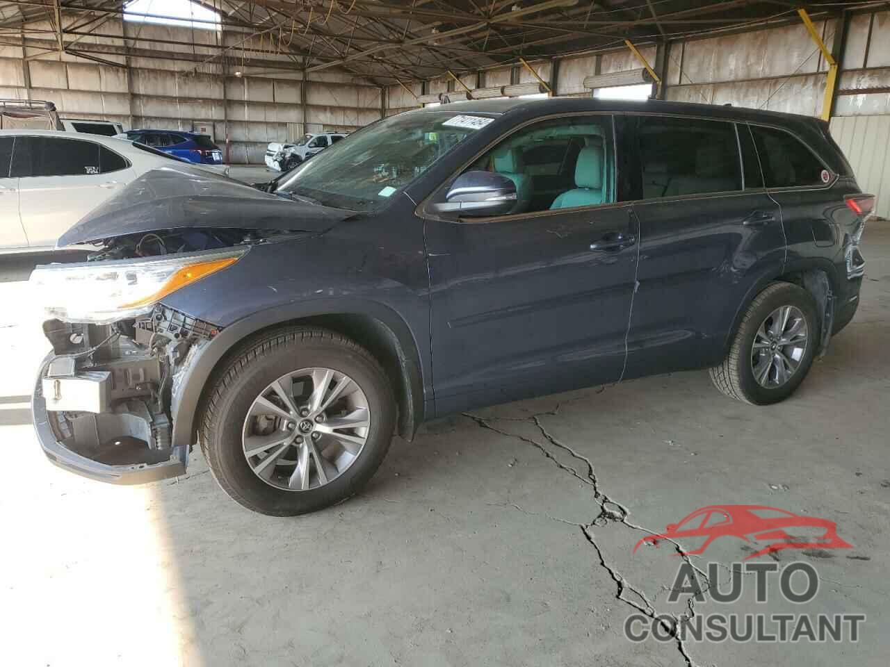 TOYOTA HIGHLANDER 2016 - 5TDBKRFH5GS320748