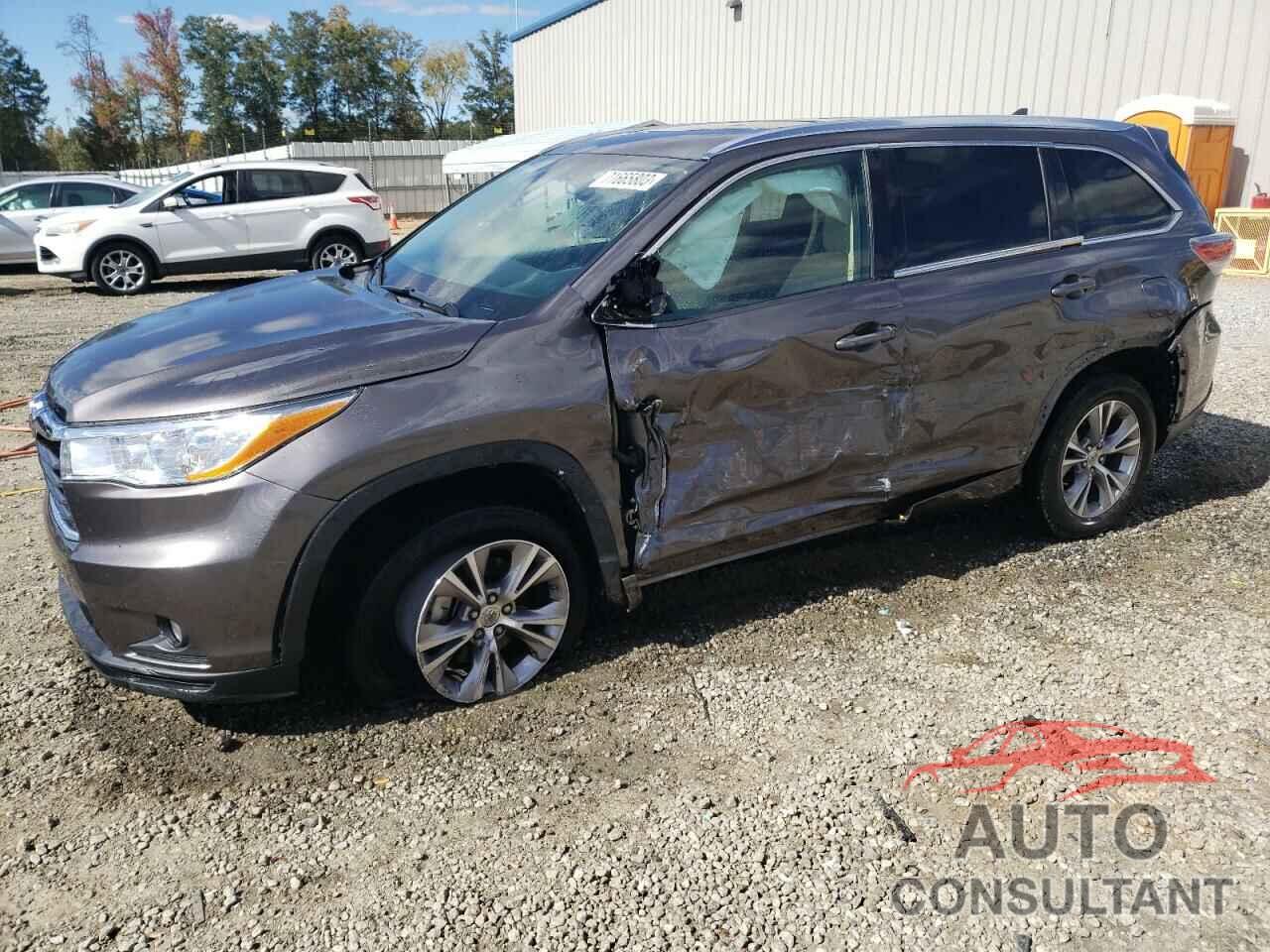 TOYOTA HIGHLANDER 2015 - 5TDKKRFH7FS069682