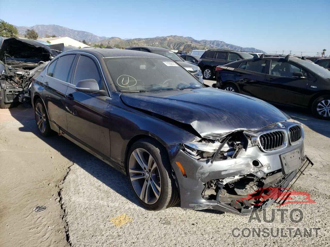 BMW 3 SERIES 2017 - WBA8B9G3XHNU52292