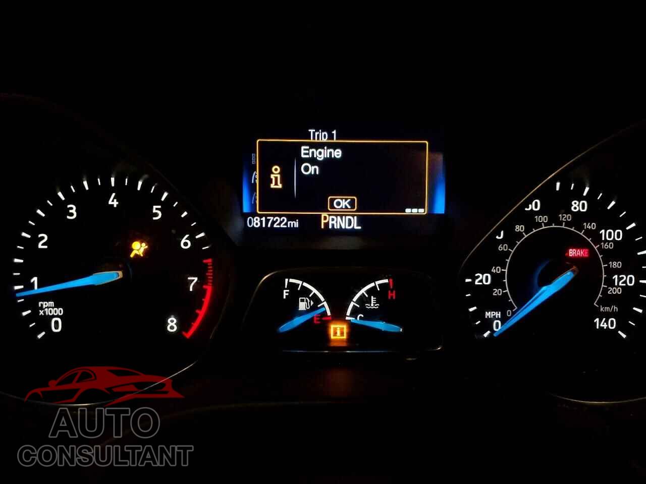 FORD FOCUS 2017 - 1FADP3E20HL332917