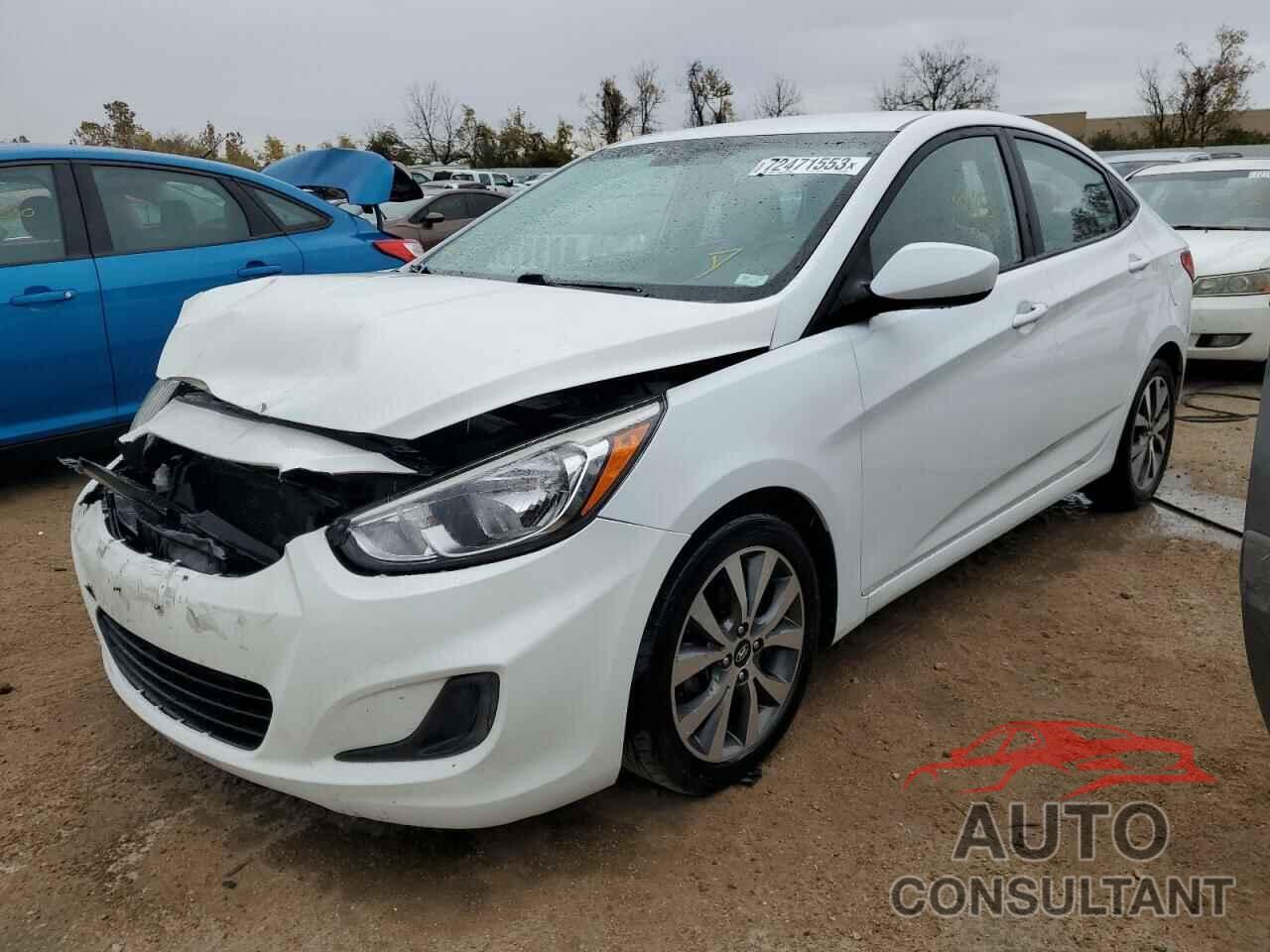 HYUNDAI ACCENT 2017 - KMHCT4AE0HU344868