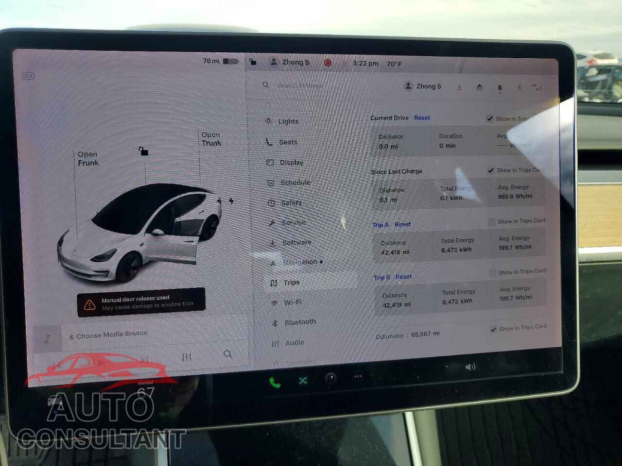 TESLA MODEL 3 2020 - 5YJ3E1EA4LF807553