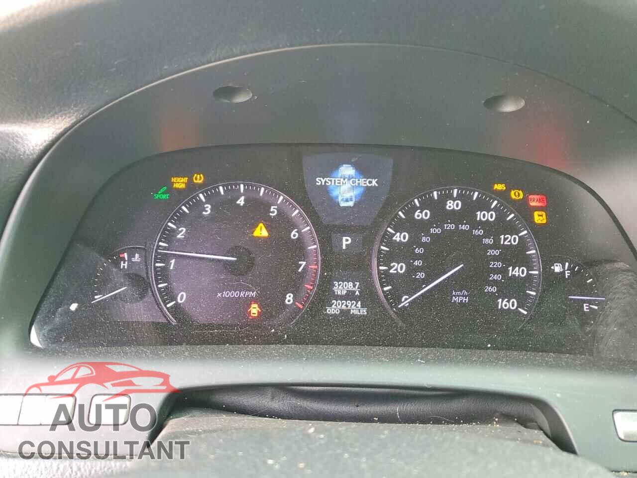 LEXUS LS460 2010 - JTHBL5EF2A5094072