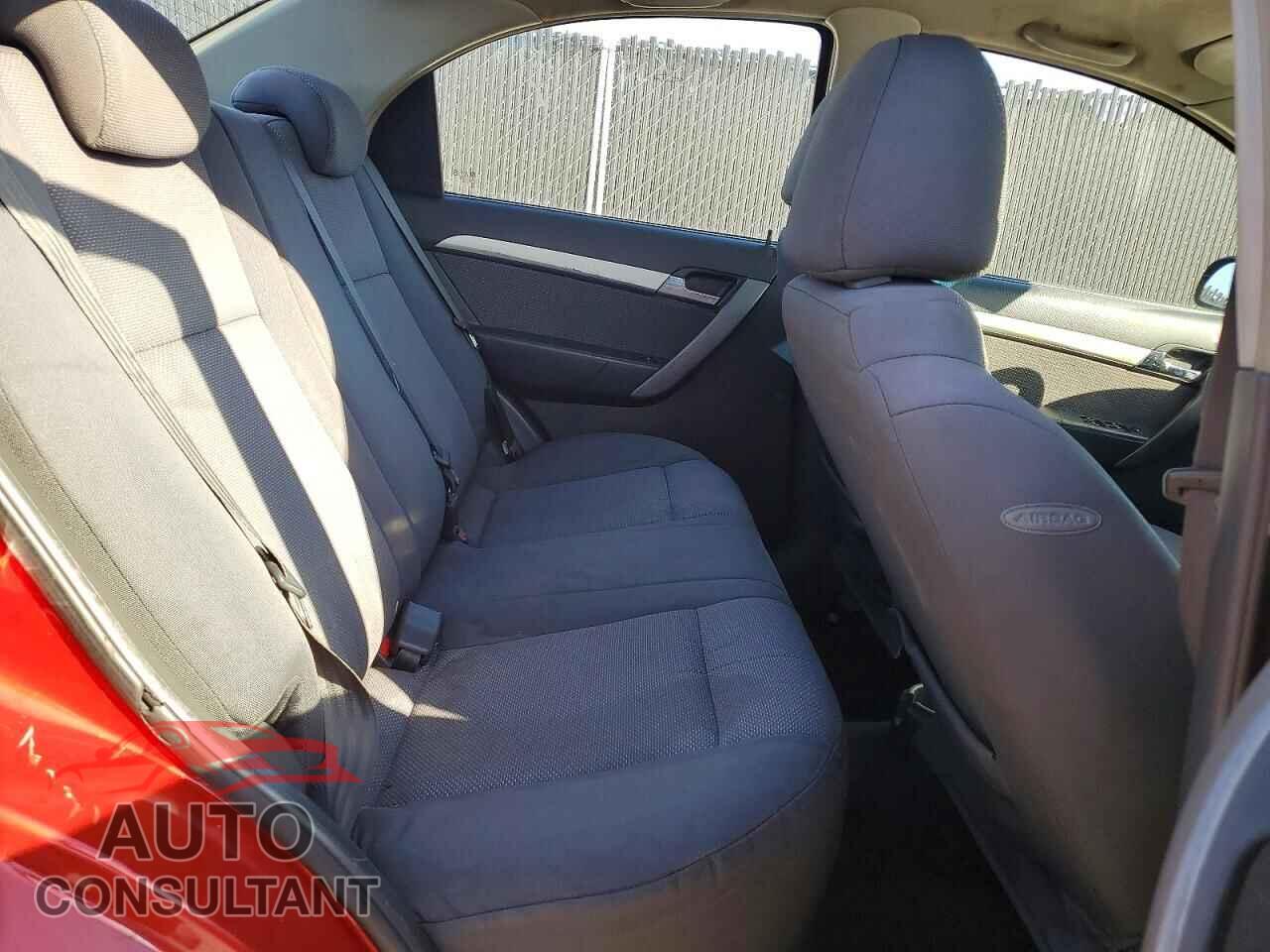 CHEVROLET AVEO 2011 - KL1TD5DE3BB211583