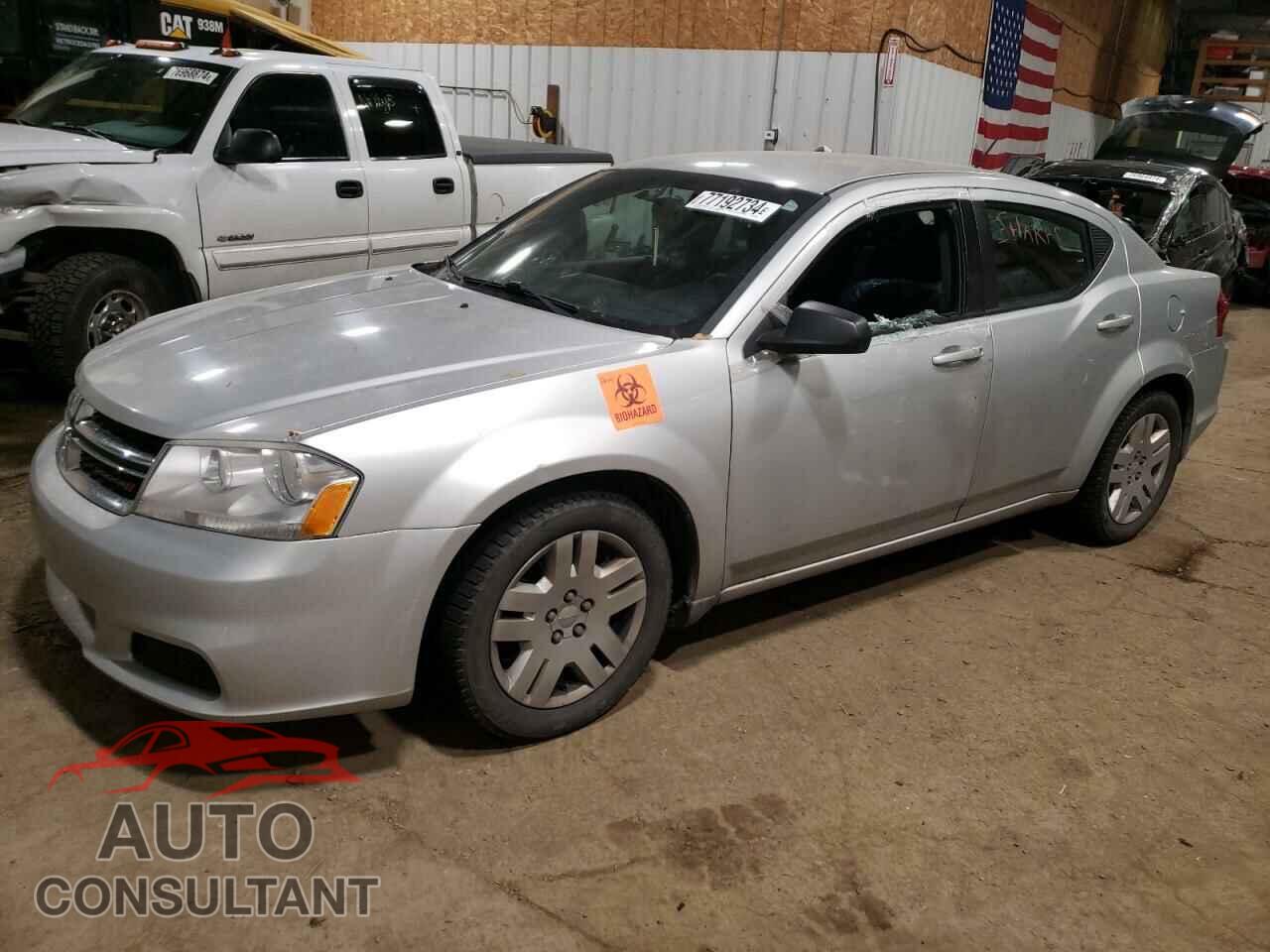 DODGE AVENGER 2012 - 1C3CDZAB6CN219966