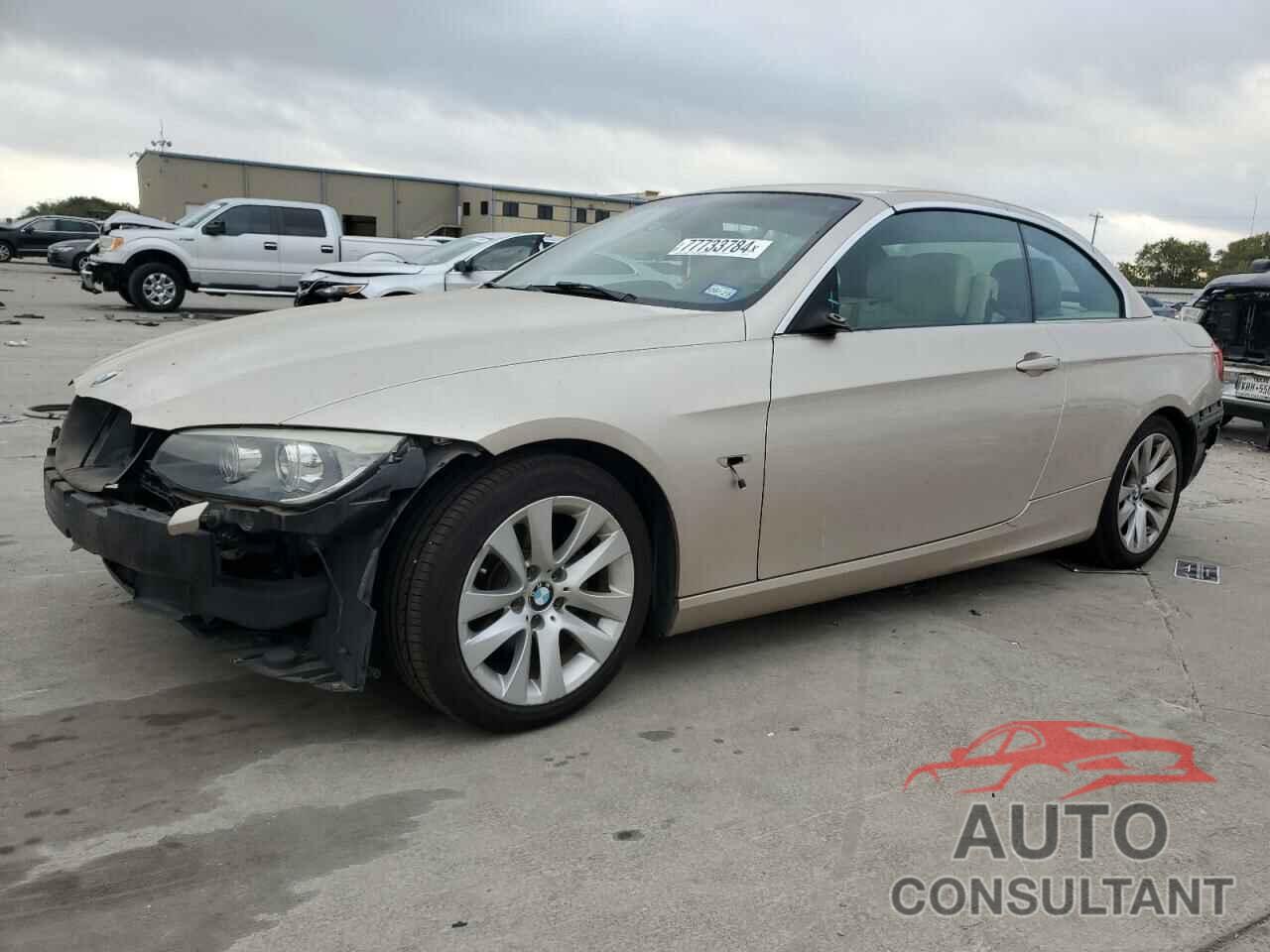 BMW 3 SERIES 2012 - WBADW3C50CE822245