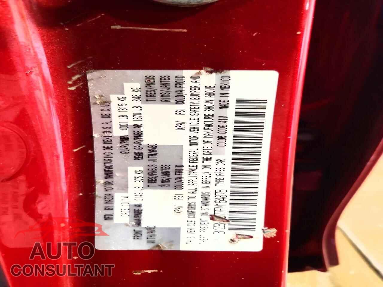 MAZDA 3 2015 - 3MZBM1U77FM164875