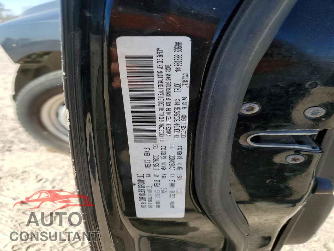 DODGE RAM 2500 2012 - 3C6TD4HT5CG280786