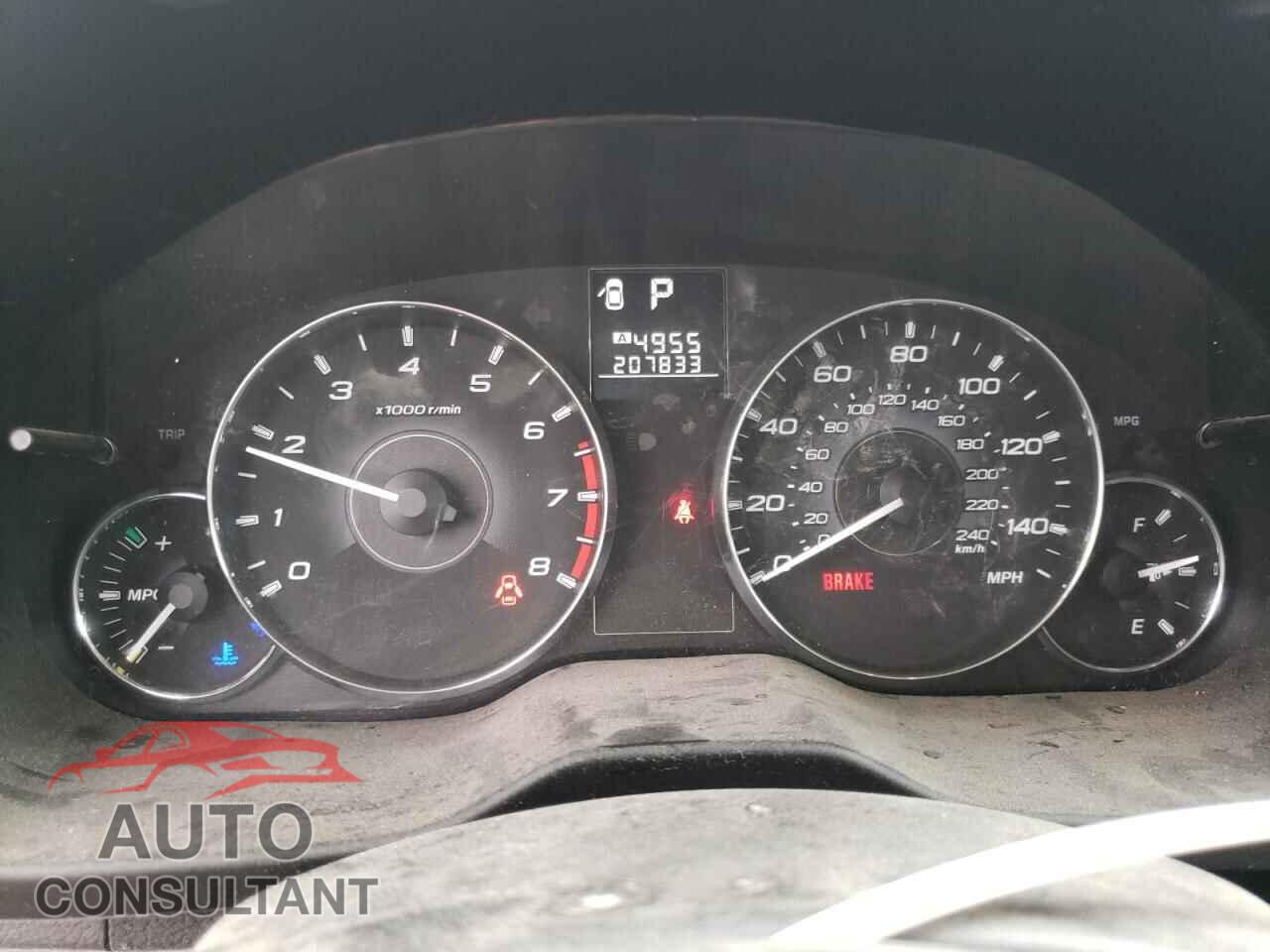 SUBARU OUTBACK 2011 - 4S4BRBGC2B3430975