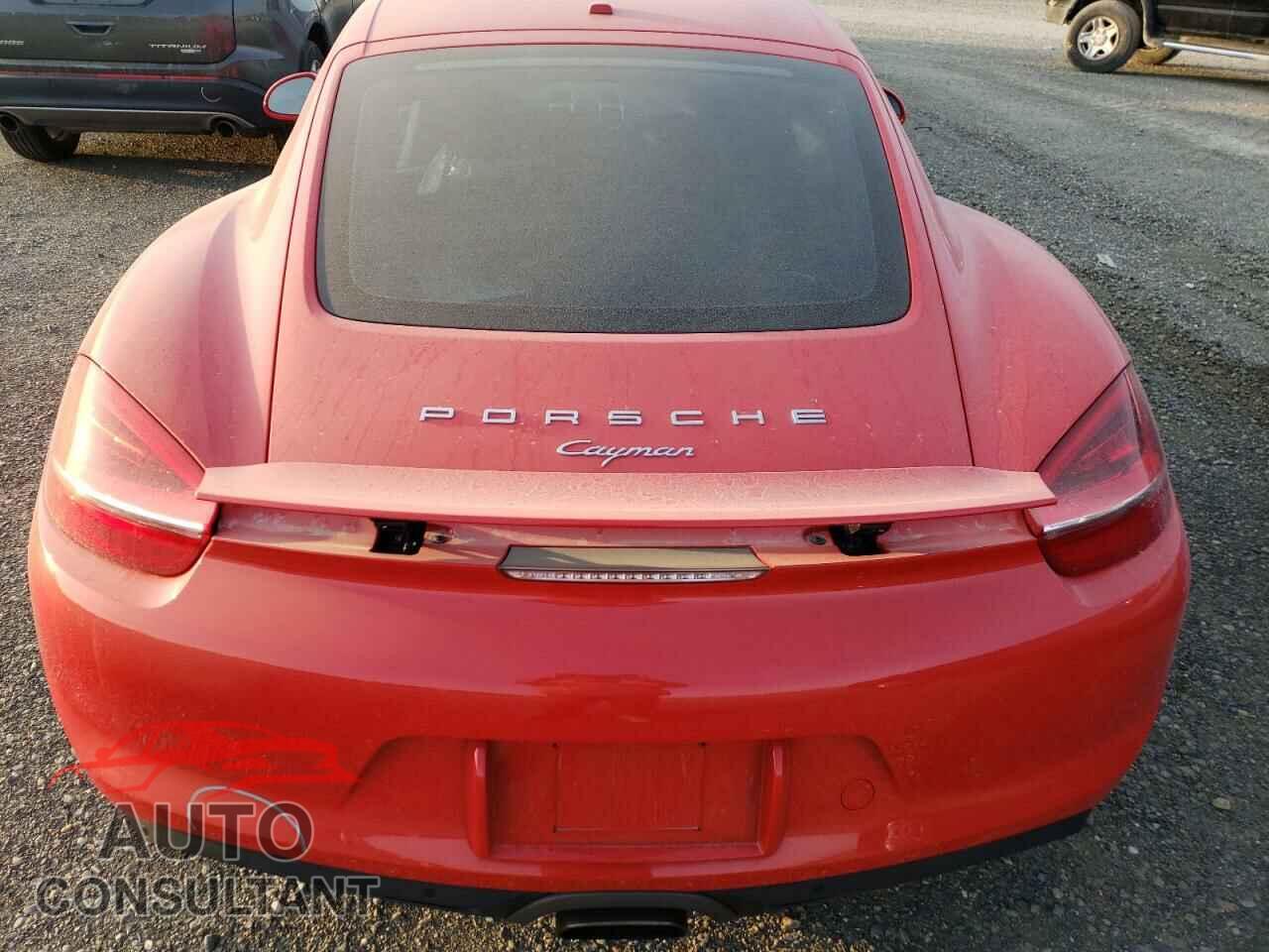 PORSCHE CAYMAN 2016 - WP0AA2A88GK171336