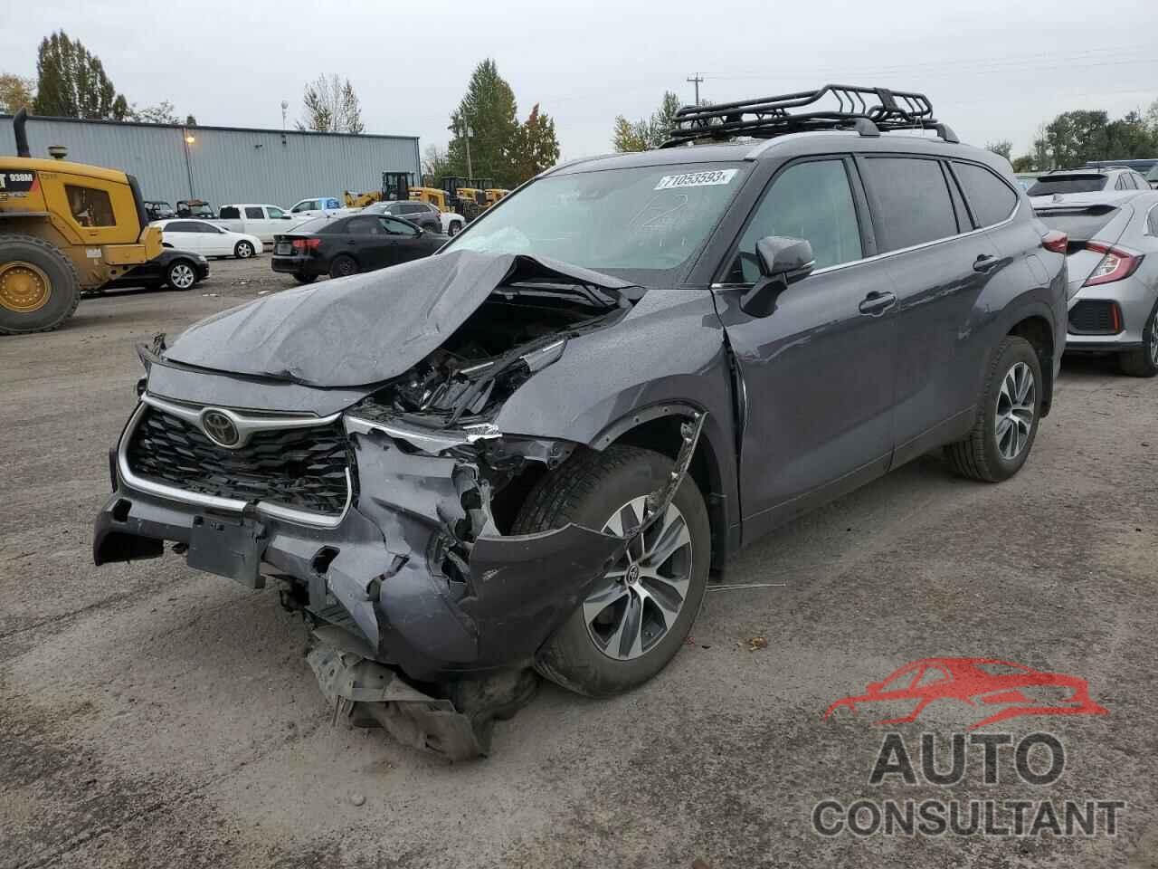 TOYOTA HIGHLANDER 2021 - 5TDGZRBH7MS529394