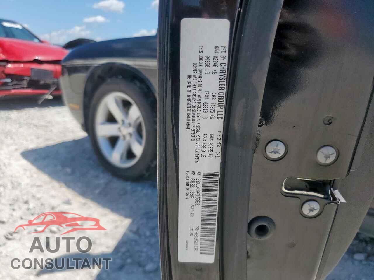 DODGE CHALLENGER 2011 - 2B3CJ4DG4BH558331