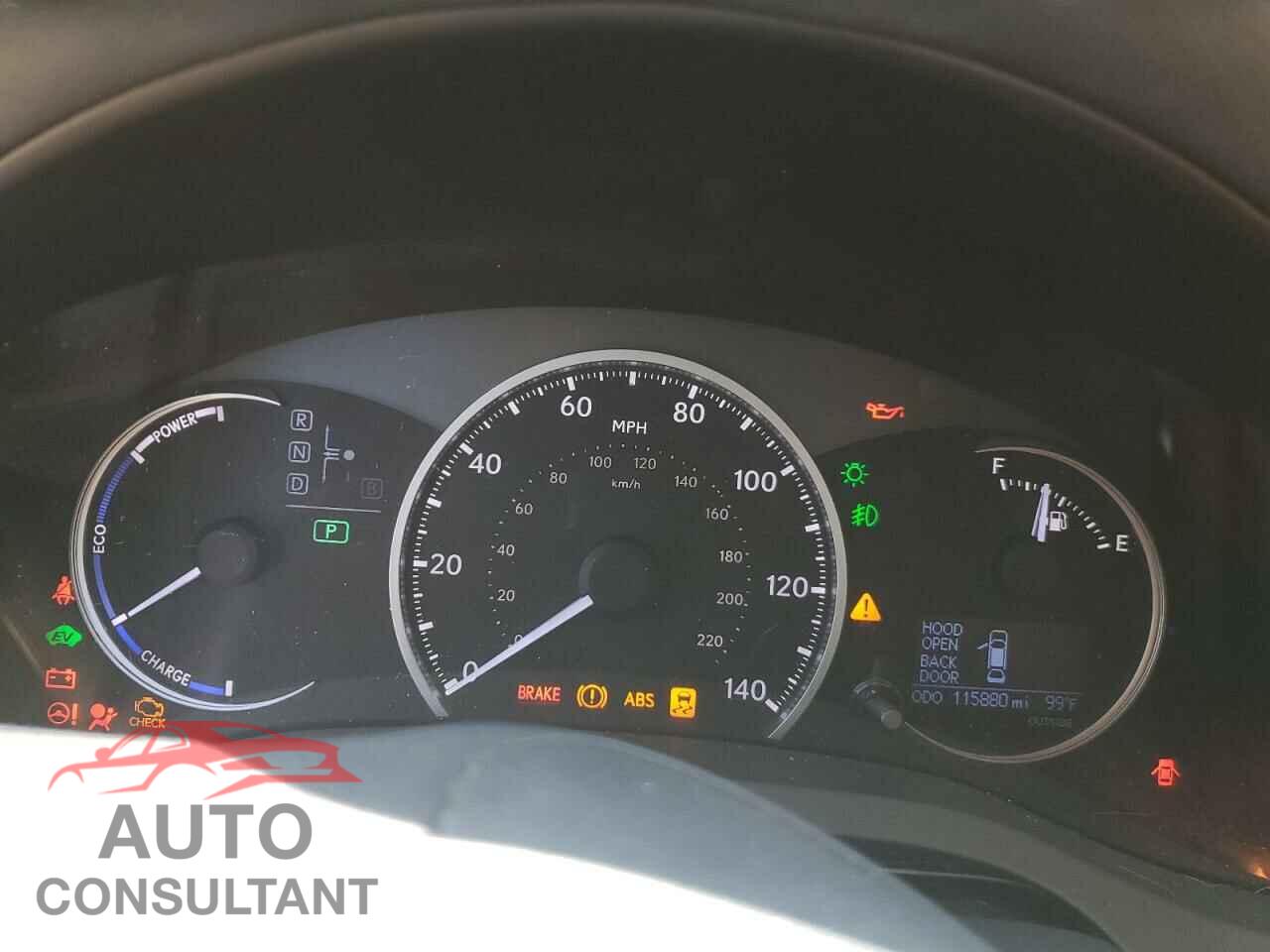 LEXUS CT 200 2013 - JTHKD5BH2D2173086